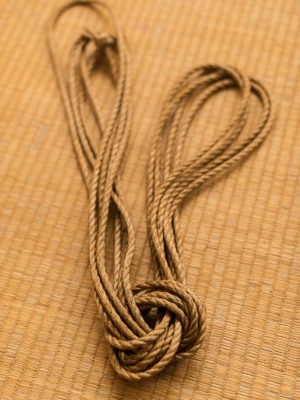 Corde de bondage japonaise en chanvre / chanvre Shibari - 5 mètres